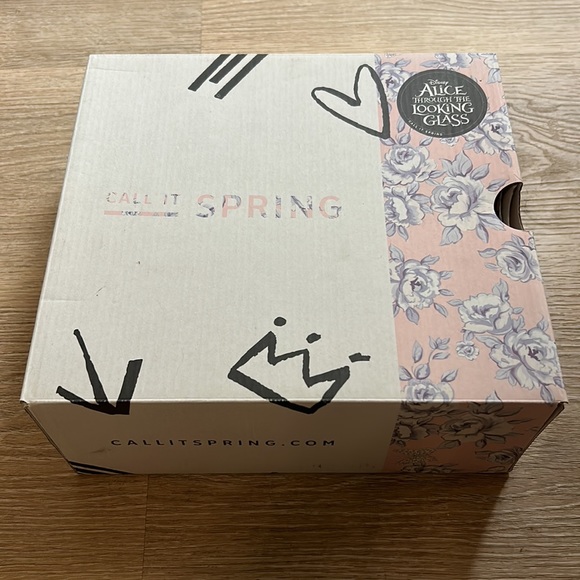 Call It Spring Disney collection black lace tie heels - Picture 8 of 8